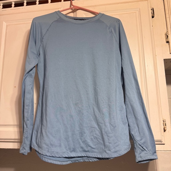 Cuddl Duds Women's Light Blue Long Sleeve Tee size large - Picture 1 of 4